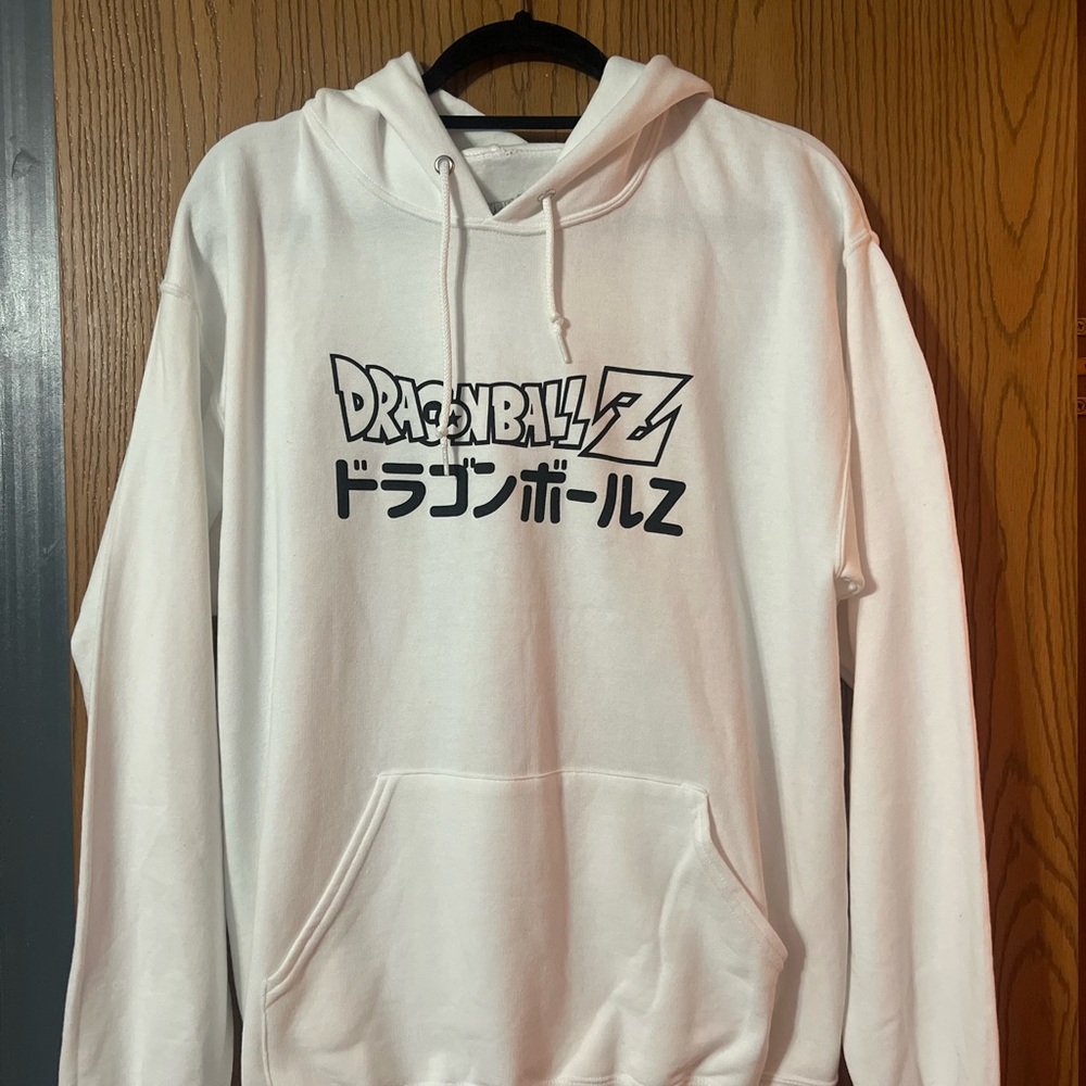 Dragon Ball Z Anime Men's White Hoodie
